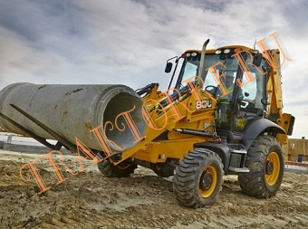 АРЕНДА ТРАКТОР JCB 4CX + ЗАХВАТНЫЕ ВИЛЫ ДЛЯ ПОГРУЗКИ